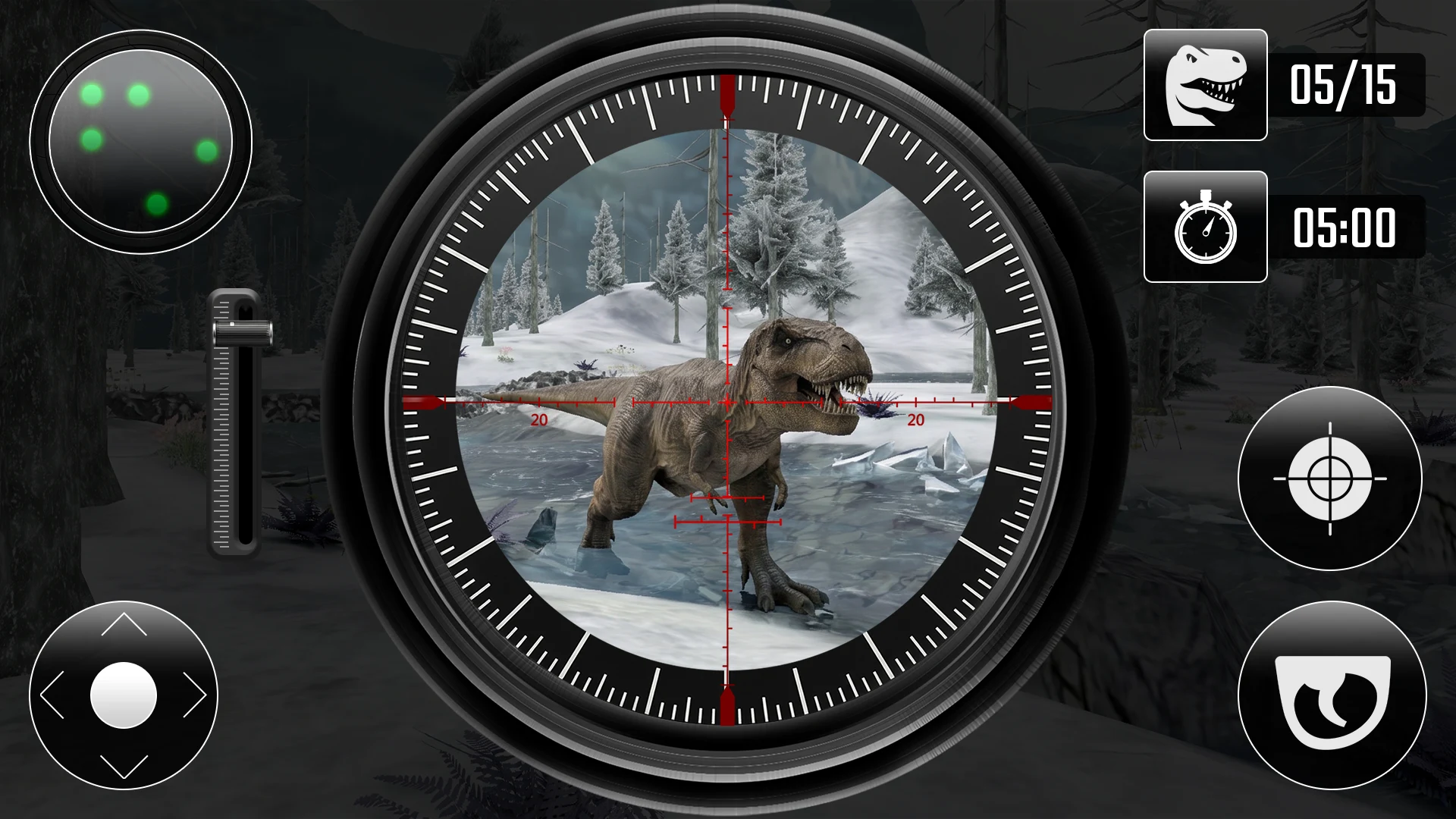 Wild Dinosaur Hunting Games 3D screenshot
